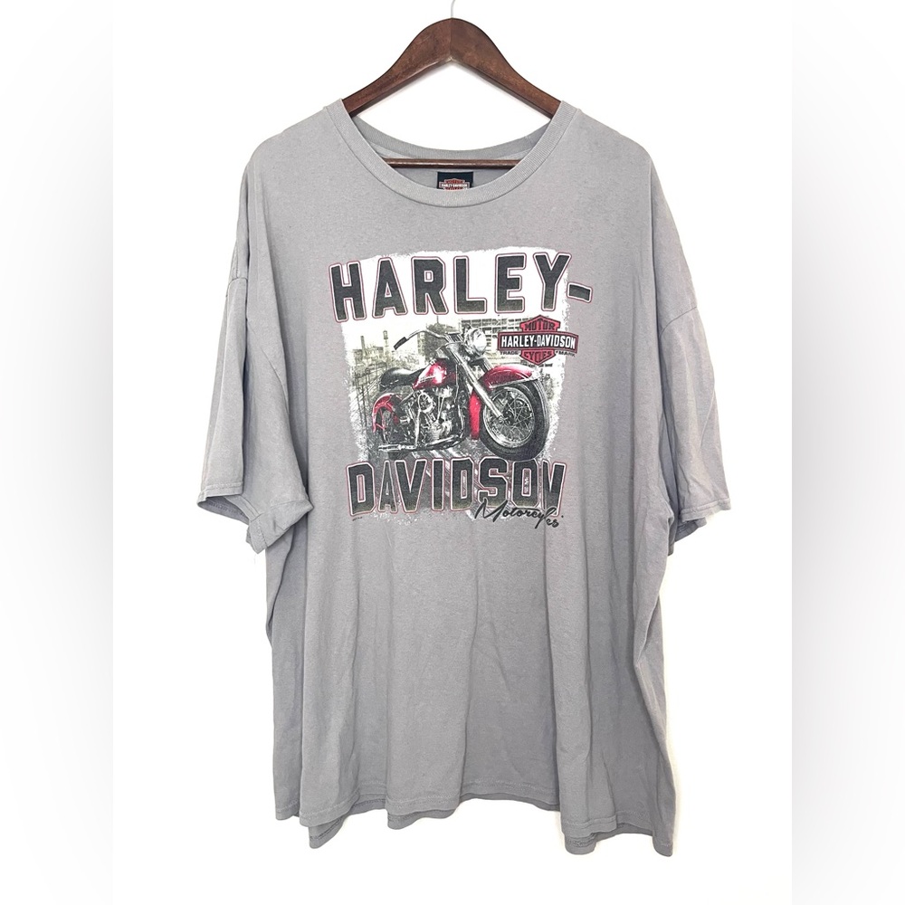 HARLEY DAVIDSON Springfield IL Short Sleeve Men’s Oversized Tee‎ Shirt HD | 3XL
